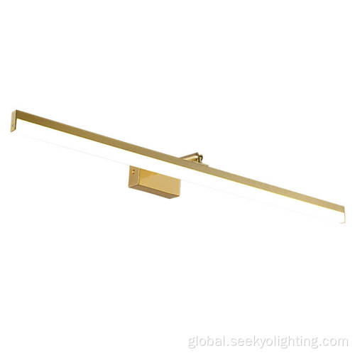 Modern Linear Wall Lamp Mirror front horizontal straight decorative wall lamp Supplier